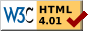 W3C HTML Validation Badge